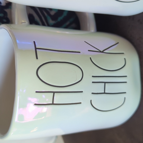 Rae Dunn Hot Chick coffee mugs - Picture 2 of 4